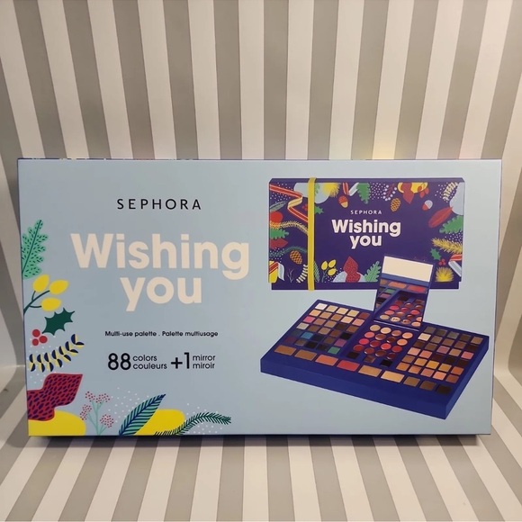 Sephora Wishing You 88 Color Blockbuster Holiday 2022 Gift Eyeshadow Lip Palette - Picture 4 of 6